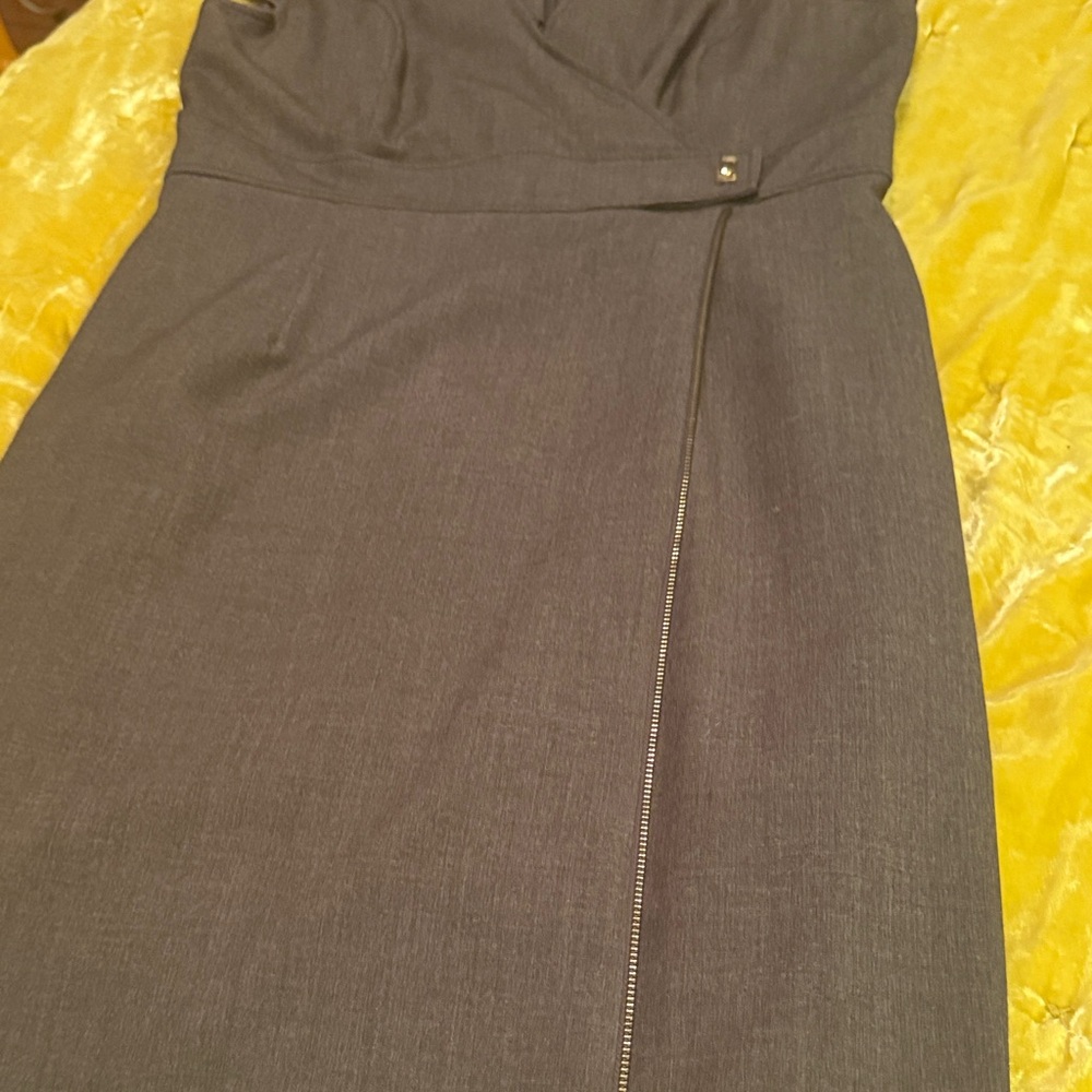 Calvin Klein Charcoal Gray Dress - Picture 5 of 6